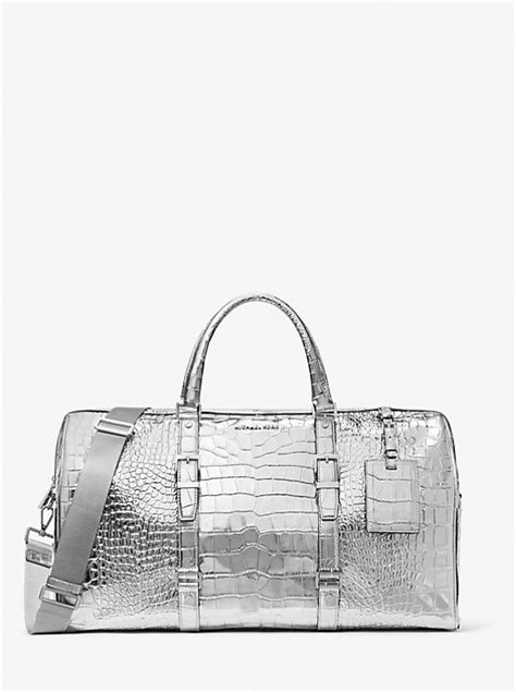 michael kors bedford travel dillards|MICHAEL Michael Kors Bedford Metallic Croc.